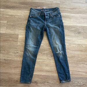 Old Navy | Rockstar Distressed Blue Skinny Jeans Ankle Length